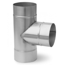 Тройник 90° (без заглушки) Оц 0.5мм "90° Ø100"