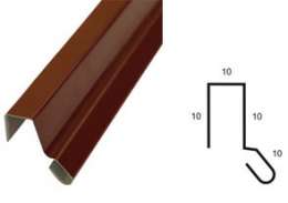 Конек заборный на профнастил С8
