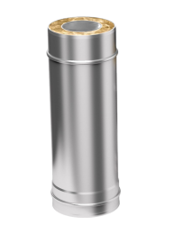 Труба сэндвич L = 1 м RAL+нм 0.5мм 200х115 